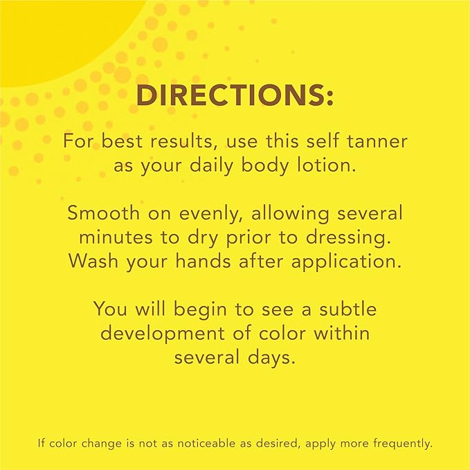 Jergens Natural Glow 3-Day Self Tanner for Medium to Deep Skin Tone, Sunless Tanning Daily Moisturizer, for Streak-free and Natural-Looking Color, 10 oz