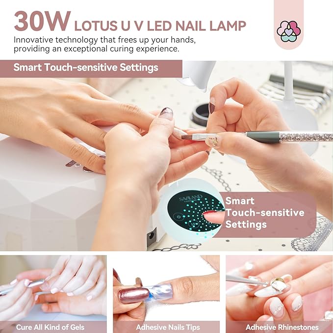 Saviland intellisense nail lamp-30w gel