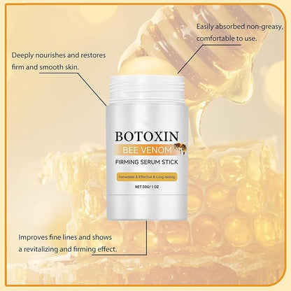 Bee Venom Firming Serum Stick, Advanced Firming & Wrinkle-Reducing Cream, Retinol Firming Serum Stick, Plumps and Firms Skin, for Women & Men (2Pcs)