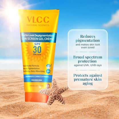 VLCC Matte Look SPF 30 Sun Screen Gel Creme(100gm)