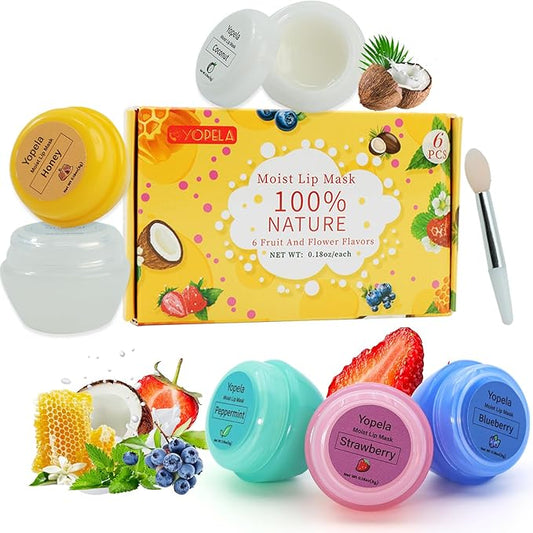 6 Pack Cute Lip Mask Sleeping oz