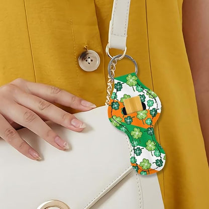 Chapstick Holder Keychain for Lipstick Lip