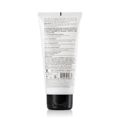 MARLOWE. No. 121 Facial Cleanser 6 oz, Daily Mens Face Wash with Natural Extracts & Antioxidants, Soothes, Purifies, Refreshes, Thick Lather, Fresh Woodsy Scent