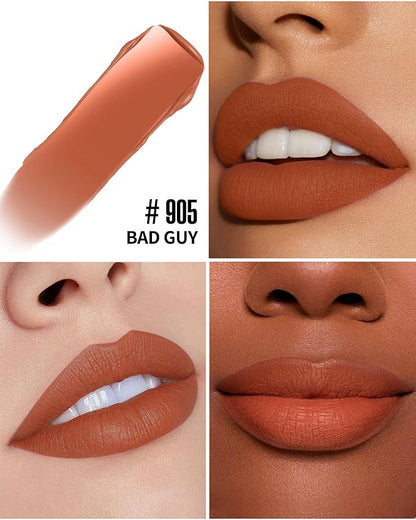 Brown Lipstick Matte, Nude Liquid Lipstick Long Lasting Long