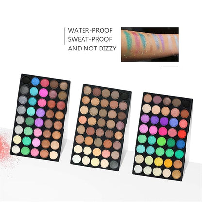 120 Colors Long Lasting Waterproof Highly Pigments Shiny