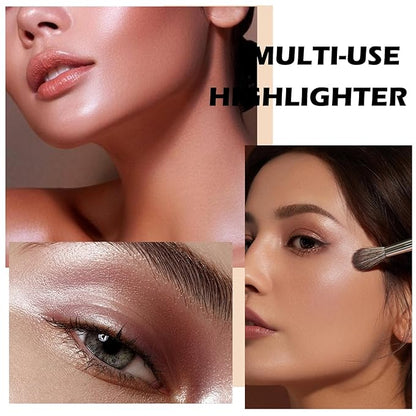 Boobeen Highlighter Makeup Palette, Baked Highlighter Bronzer Powder