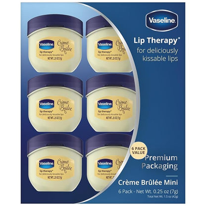Vaseline Lip Therapy Creme Brulee Mini, Oz