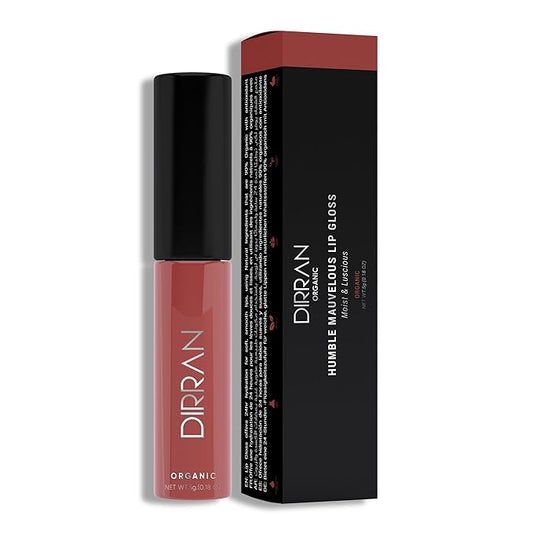 Organic Lip Gloss, 24hr Hydration, Vegan, Antioxidant-Rich, Soft Organic