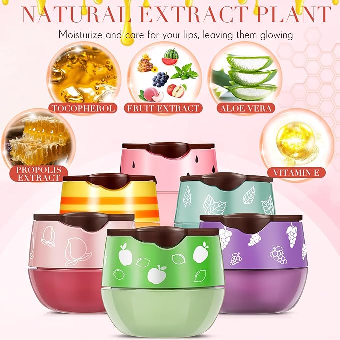 12 Pcs Bee Lip Balm Honey