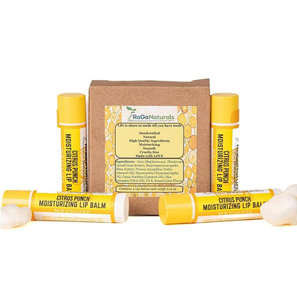 All Natural Lemon Moisturizing Lip Balm Love