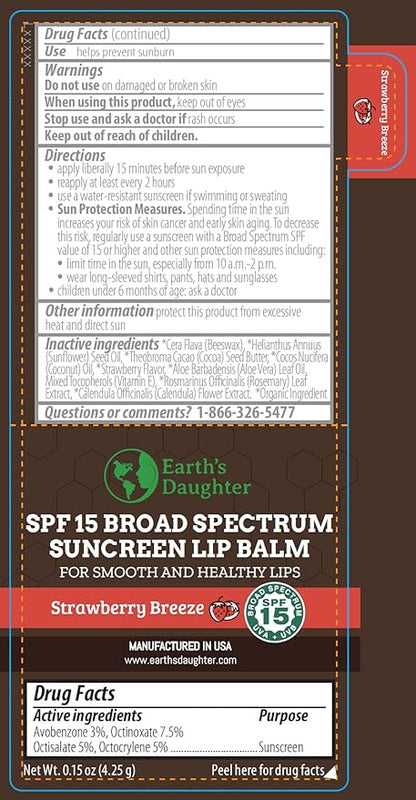 SPF Lip Balm 4-Pack by Earth's