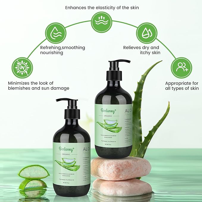 Organic Aloe Vera Gel 17oz