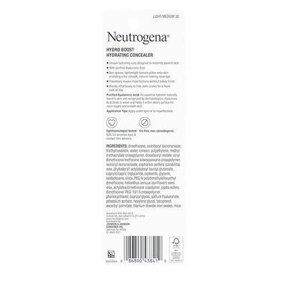 Neutrogena Hydro Boost Hydrating Concealer Stick for Dry 0.12 Oz
