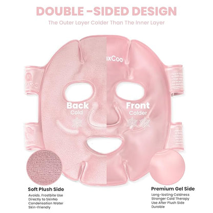 Cold face eye mask ice