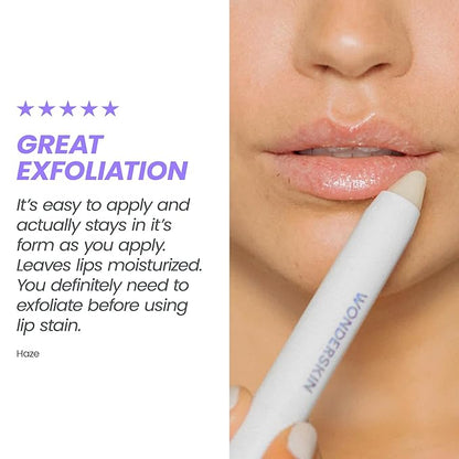 Wonderskin 3-in-1 Lip Scrub Exfoliator &