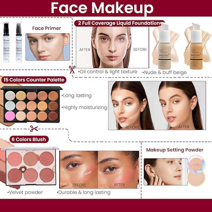 Makeup Kit for Women, Travel Makeup Kit, Makeup