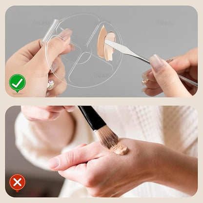 AUEAR, 2 Pack Hand Makeup Mixing Palette Handheld