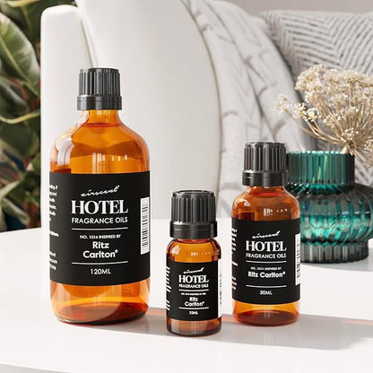 AirScent Hotel Diffuser Oil Inspired by The Ritz Carlton Signature Scent - Premium Fragrance Oil No. 1014 for Ultrasonic and Waterless Diffusers and Crafting - 30 mL, 1 fl oz Glass Dropper Bottle