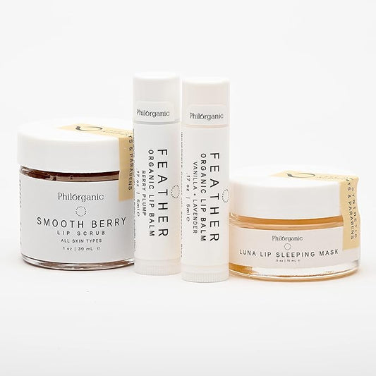 Philorganic Sustainable Lip Care Kit- 4 Small