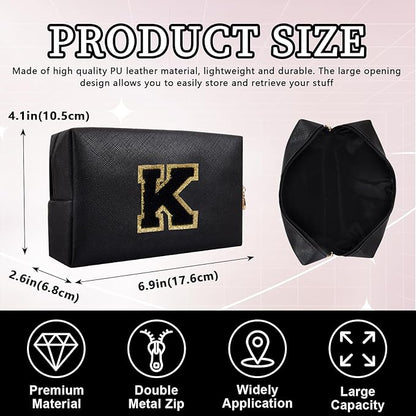 Personalized initial letter patch makeup