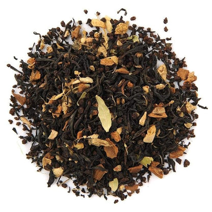 Organic Positively Tea Company, Masala Chai Black Tea, Loose Leaf, 16 Ounce
