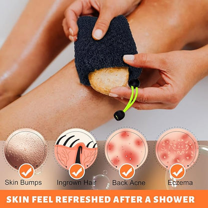MIG4U Exfoliating Soap Bag for Shower