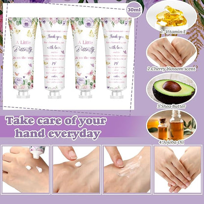 50 Sets 200 Pcs Baby Shower Tags(Butterfly)