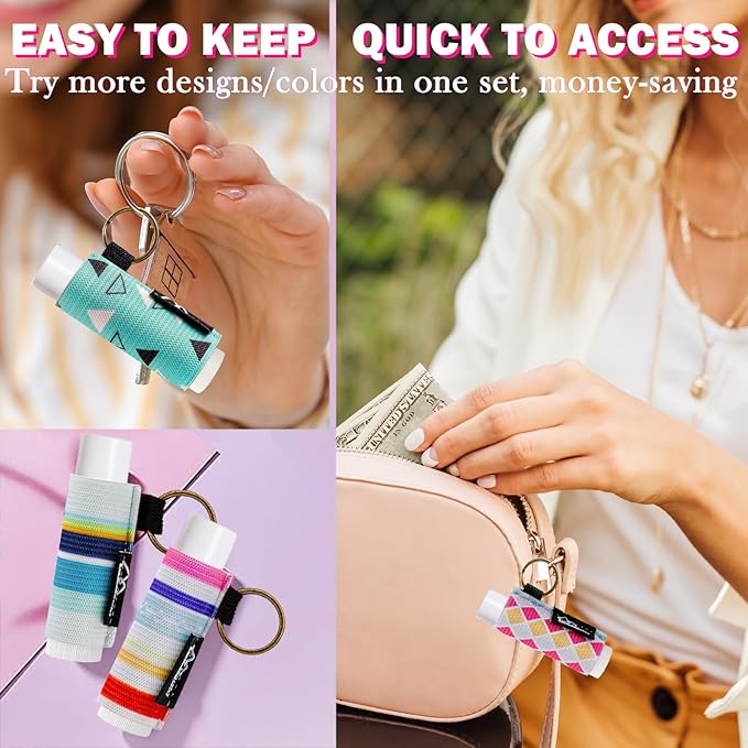 WK IEASON 6PCS Lip Balm Holder Bulk Chapstick Gloss