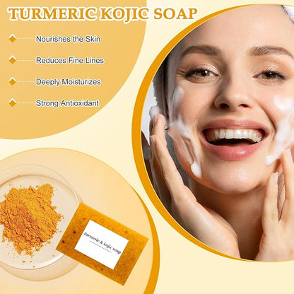 Lemon Turmeric Kojic Soap, Turmeric Soap