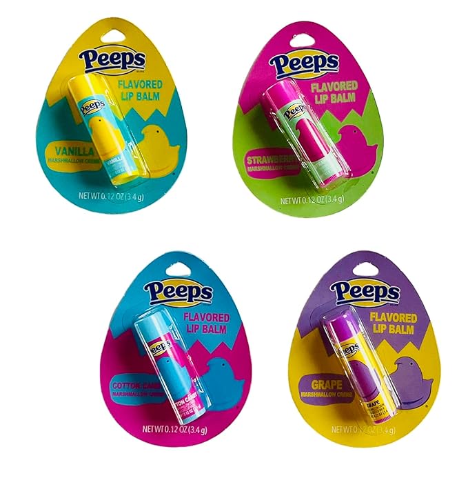 Peeps Lip Balm Set of 4 Flavors