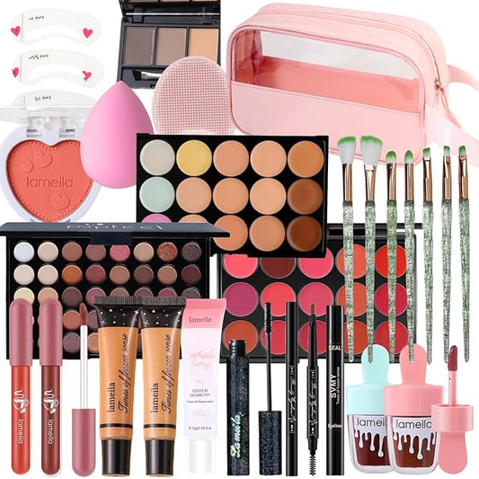 Travel Makeup Kit,Girl Makeup Kit for Girls Ages