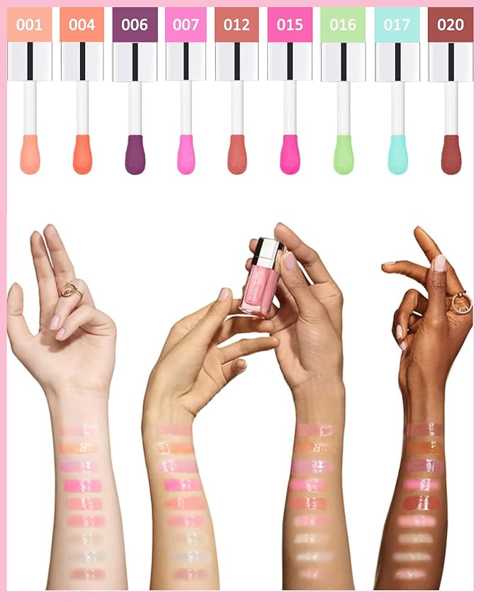 Lip Glow Oil, Mahogany, Lip Care Gift