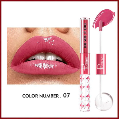 MIELIKKI Liquid Lipstick with Clear Lip Gloss, Dual Gloss,
