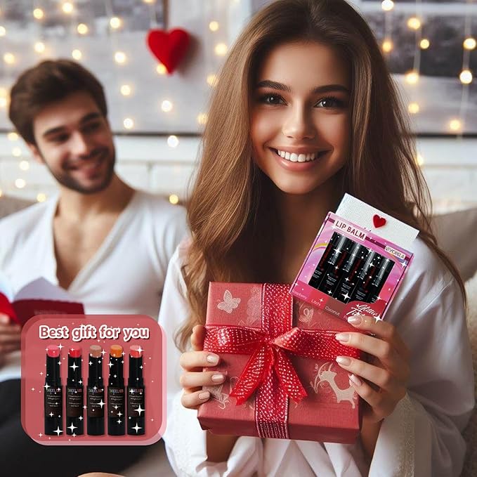 5 Pack Tinted Lip Balm With