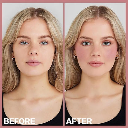 2Pcs Cream Blush Makeup Stick,Monochromatic Multi-Stick Face Blush