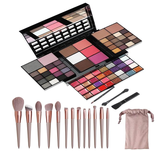 74 Colors Cosmetic Makeup Palette Set Kit Combination