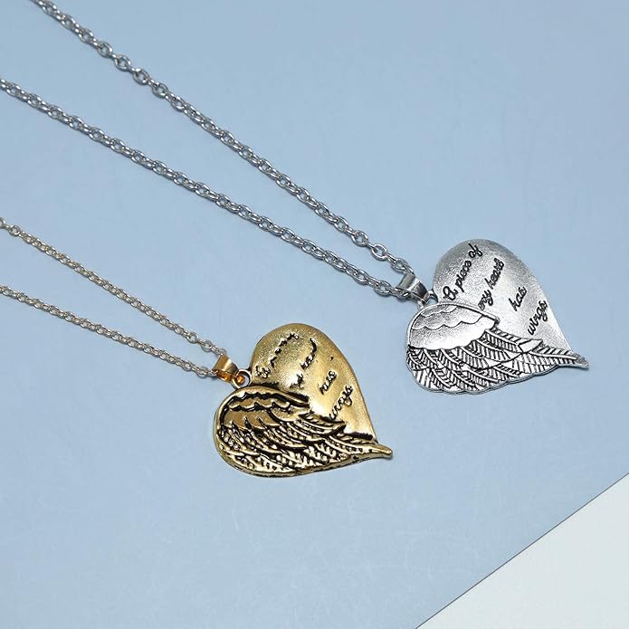 Love Necklace Angel Wings Love Fashion