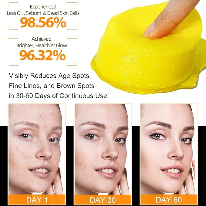 Turmeric cleansing pads,turmeric cleansing exfoliating