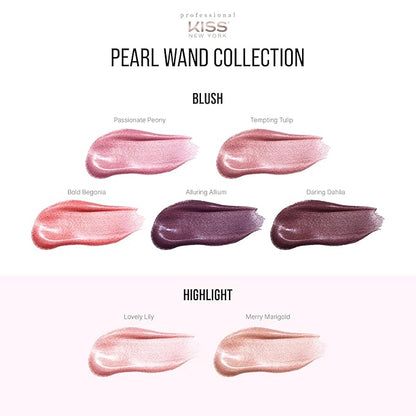 Kiss New York Professional Pearl Liquid Blush Beauty (Daring Dahlia)