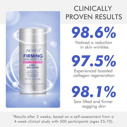 2025 Advanced Retinol Firming Serum Stick, Retinol Face Stick, 3-in-1 Smooth,Tighten and Firm Face,Neck & Jawline, Reduces Wrinkles,Nourishing Anti Aging Repair Cream for All Skin Types 2.02 OZ