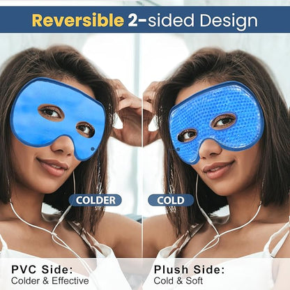 BeeVines 4 Pack Gel Eye Masks