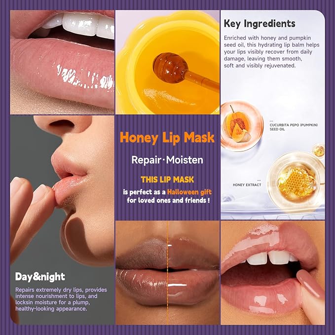 Pumpkin Honey Lip Mask Day Overnight Moisturizing