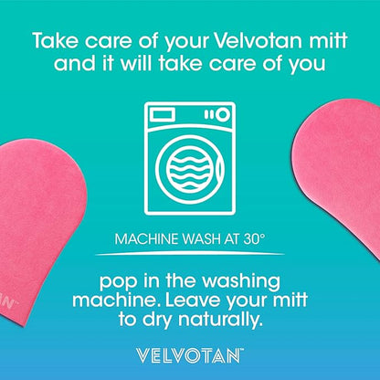 Original Double Sided Tanning Mitt - Pink - Self Tanning Applicator for Stain-Free Hands, Washable & Reusable, Use with Any Fake Tan