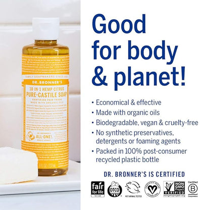 Dr. Bronner's - Pure-Castile Liquid Soap