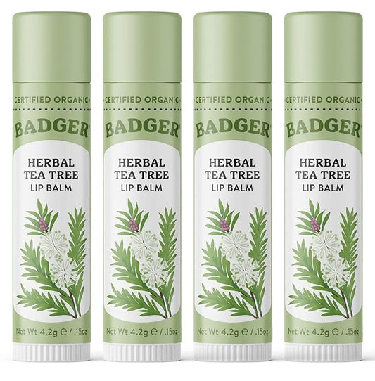 Badger - Herbal Lip Balm, Tea