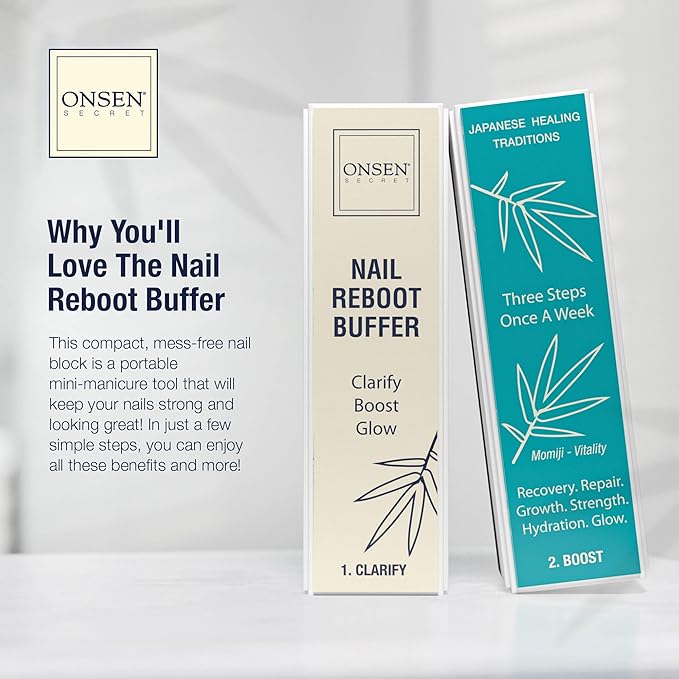 Onsen japanese nail file buffer