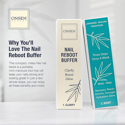 Onsen japanese nail file buffer