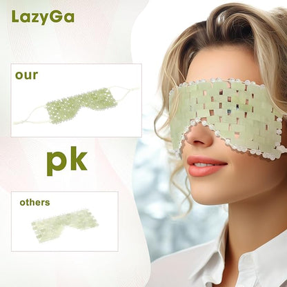 Jade eye mask - with