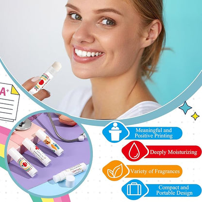 Lip Balm Gift Set for Teacher Moisturizing