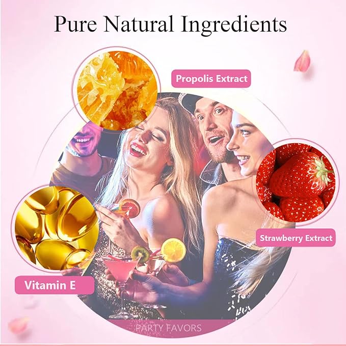 Bee Lip Balm Honey Pot, Strawberry